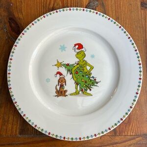 NWT ZRike The Grinch Christmas Dinner 10.5” Plate
